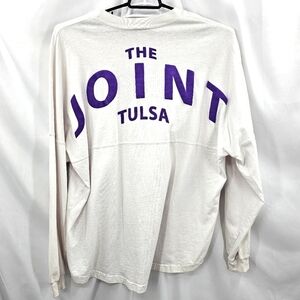 Hard Rock Tulsa‎ The Joint Long Sleeve Spirit Jersey Men's Size 2XL XXL White.